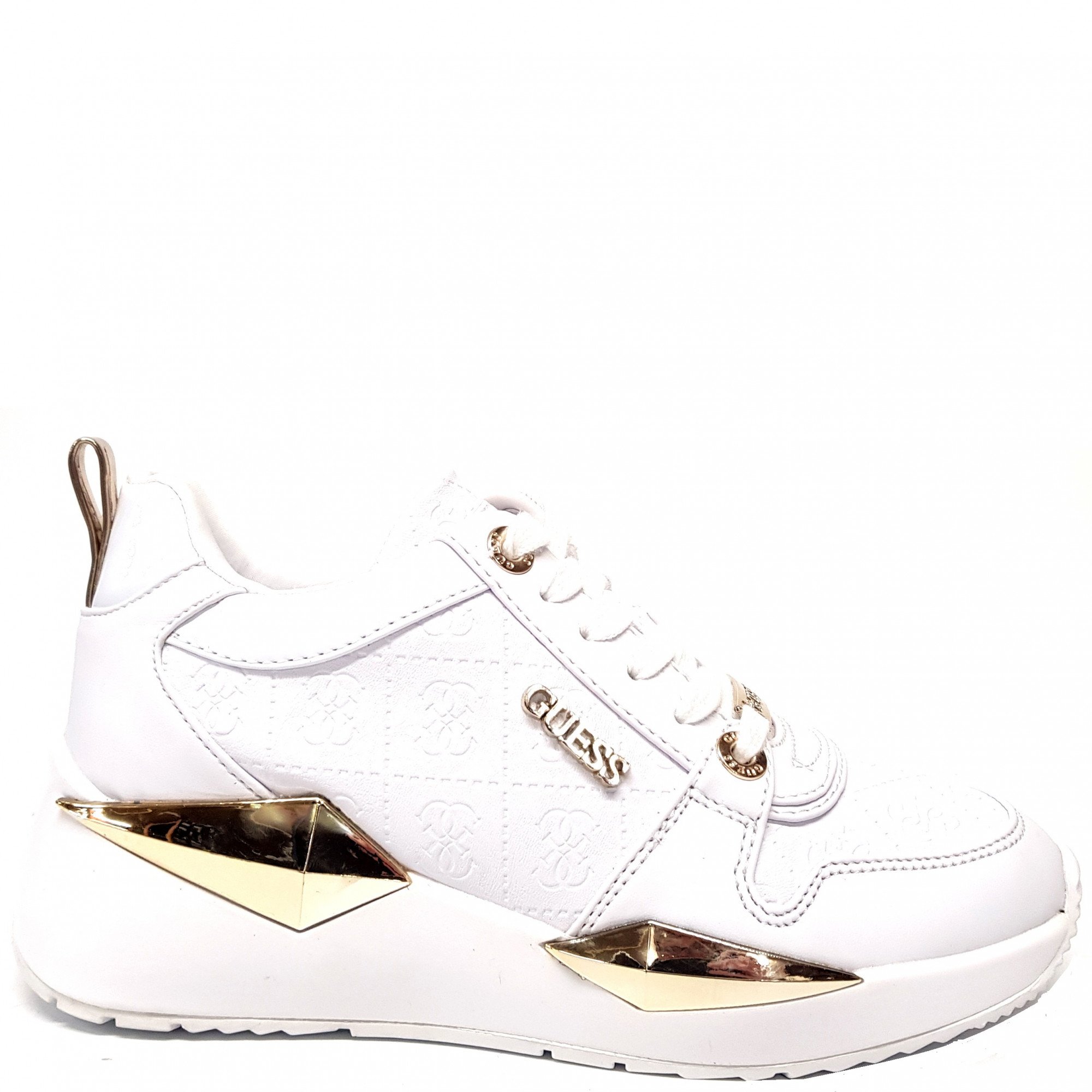 Guess Tallyn Sneakers Wit | Shop museusolsona.cat