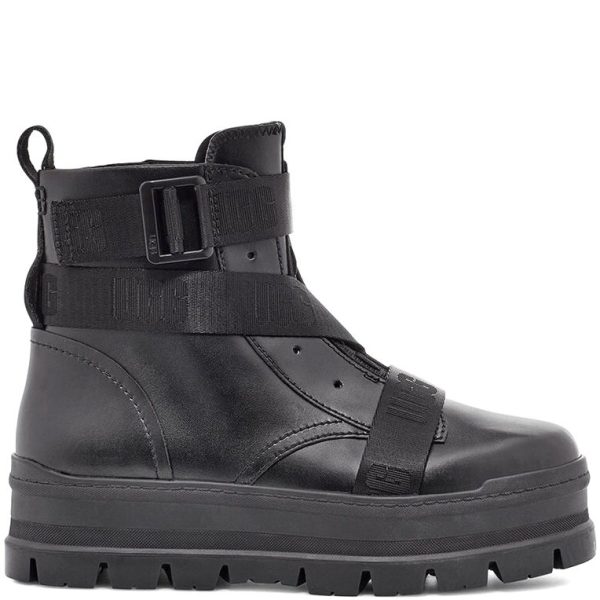 ugg sid black ankle boots